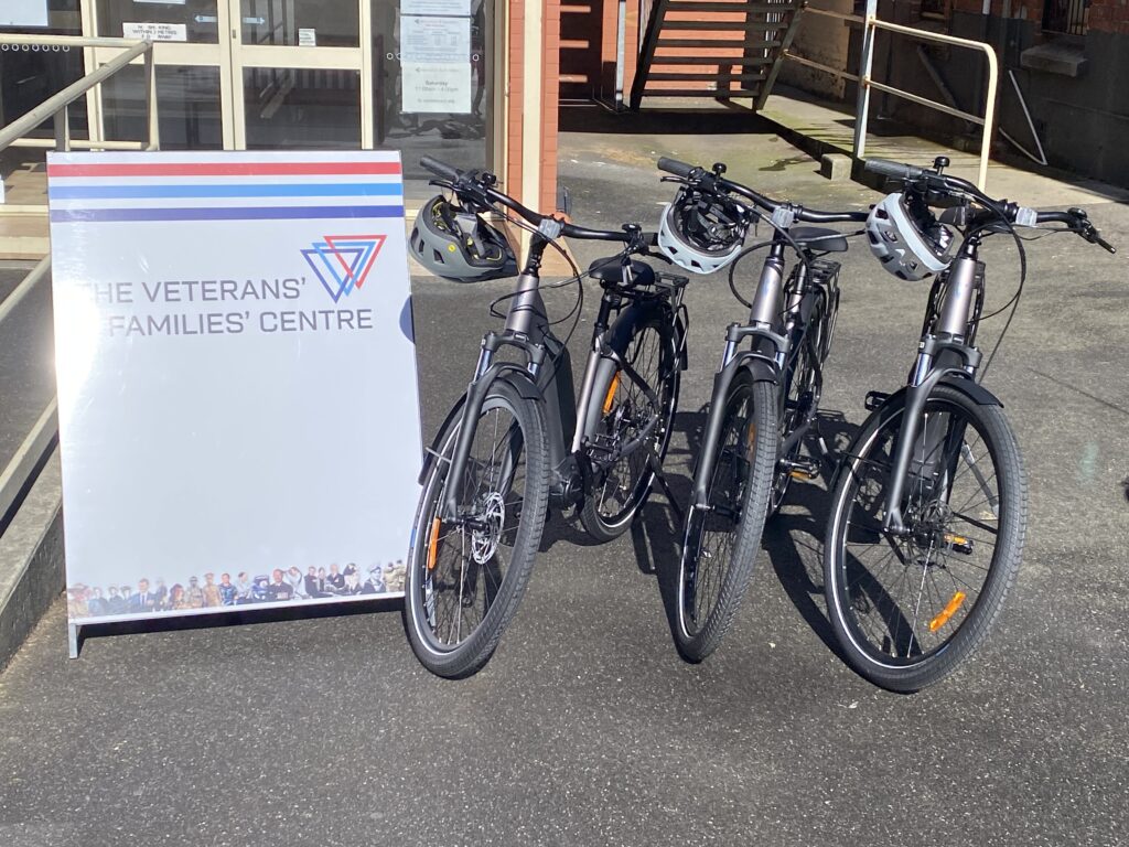eBikes available to borrow
https://theveteransandfamiliescentre.org/borrow-an-ebike/