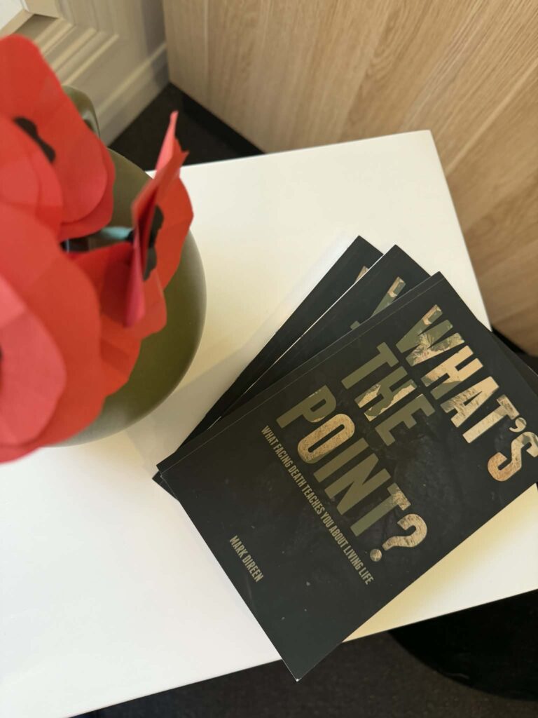 NEW BOOK at the centre , What’s the Point? by Mark Direen