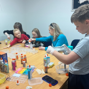 Mess at Mine Burnie kids craft day for veterans and families